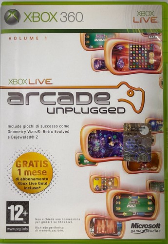 Xbox 360 live arcade - arcade, unplugged